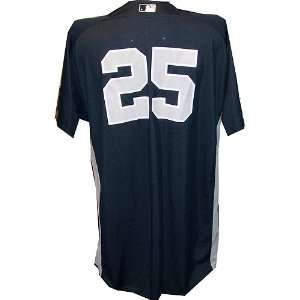  Mark Teixeira #25 Yankees 2010 Spring Training Game Used 