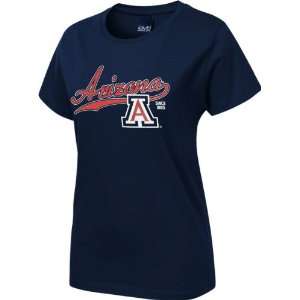   : Arizona Wildcats Womens Navy Cheer Town T Shirt: Sports & Outdoors
