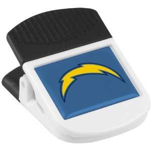 San Diego Chargers White Magnetic Chip Clip:  Sports 