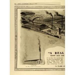   Plainfield Industry Factory NJ   Original Print Ad