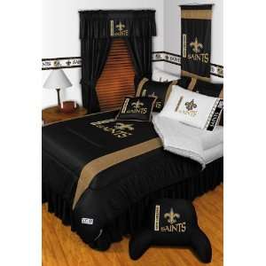 New Orleans Saints Sidelines Comforter & Sheet Complete Bedding Set