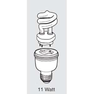  TCP 15911LSP 11W Two Piece Springlamp Compact Fluorescent 