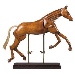  Artists Wooden Horse Model: Home & Kitchen