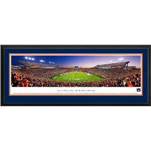   Tigers At Jordan Hare Stadium DELUXE Framed Print: Sports & Outdoors