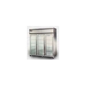 Continental Refrigerator 3FE LT GD 85 1/2 Glass Door Extra Wide Low 