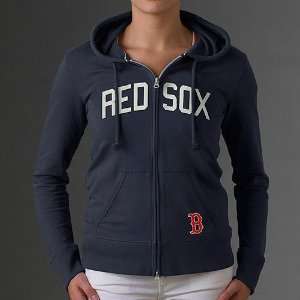 Boston Red Sox Womens Pep Rally Full Zip Hood by 47 Brand:  