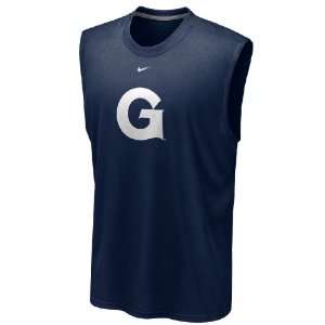 Nike Georgetown Hoyas Dri FIT Sleeveless Logo Legend T Shirt:  