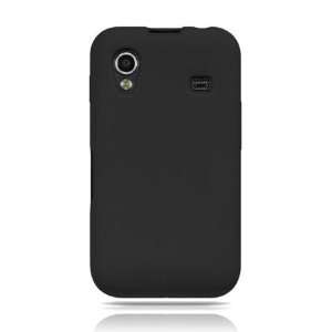  Samsung S5830 Galaxy Ace Silicone Skin Case   Black (Free 