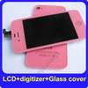 Gold Plating Mirror LCD Digitizer Back Housing Full Assembly For 