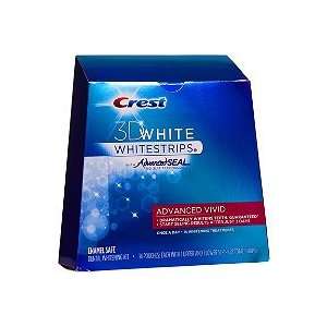 Crest 3D White Whitestrips Advanced Seal Vivid 14 Ct (Quantity of 2)