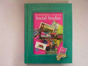 Harcourt Brace Social Studies CA Grade 4 Textbook NEW 9780153097874 