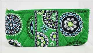    Vera Bradley Brush & Pencil Case Bag Cupcake Green: Clothing