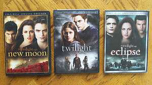 Twilight Saga Trilogy Twilight, New Moon & Eclipse (2 disc Spec Ed) 6 