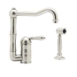  Rohl A3608LMWSPN 2 Country Kitchen Single Hole Faucet with 
