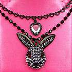 Indian Style Glazed Openable Peach Heart Long Chain Necklace Retro 