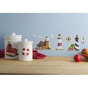  Lighthouse Decor Removable Wall Decals by Collections Etc 