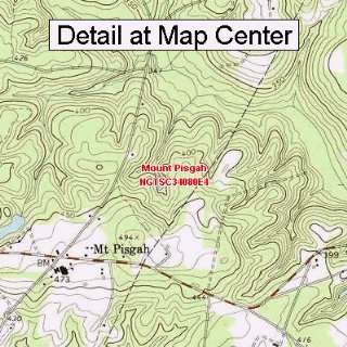  USGS Topographic Quadrangle Map   Mount Pisgah, South 