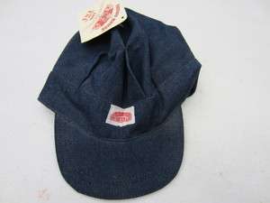 VTG Dead Stock Round House Engineer Caps Made In USA 100% Cotton One 