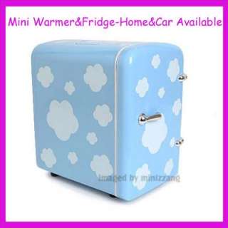 Blue Mini Fridge Cooler&Warm Portable Car/ Refrigerator  