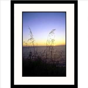 Big Sur Sunset Framed Photograph   Mike Hipple Frame Finish Black 