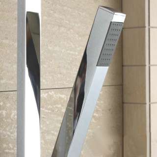 Newly Chrome Bathroom Rain Shower Faucet 8 Shower Head Faucet Set YS 