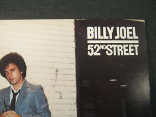vinyl record album: Billy Joel  52nd Street  