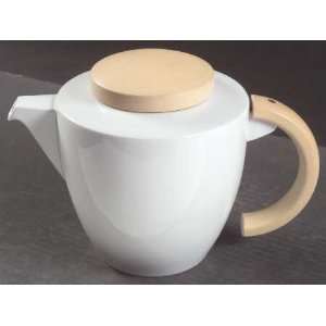  Thomas Vario White Tea Pot & Lid, Fine China Dinnerware 