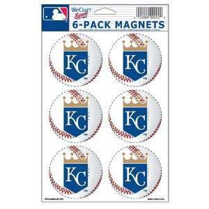  MLB Kansas City Royals Magnet Set   6pk: Kitchen & Dining