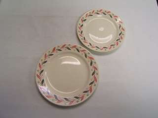 Homer Laughlin 2 small plates Brittany HLC109  