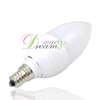 Candelabra E12 Warm White 12 SMD LED Candle Light Bulb ,C  