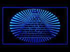 evled j725b led sign pyramid eye sun rays masonic bar