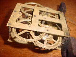   Gee Weight Driven Brass Time Strike Clock Movement D116 M1  