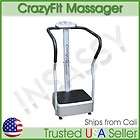 whole body vibration machine plate platform crazy fit massage massager