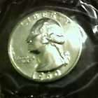 1960 D Washington Quarter Dollar Gem BU In Mint Cello Gem 90% Silver