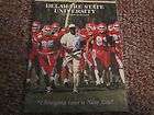 1997 delaware state u football media guide signed auto by