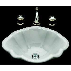  Bates and Bates ERIN WH Erin Oval Drop In Lavatory Sink 