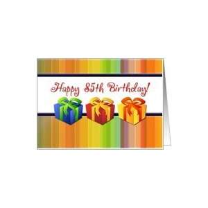 Happy 85th Birthday   Colorful Gifts Card: Toys & Games