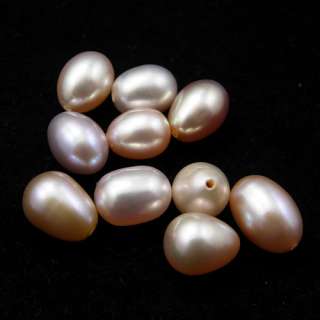 10pcs AAA teardrop Freshwater Cultured Loose Pearl  