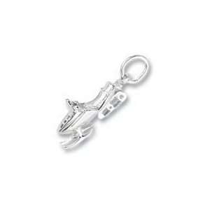  Snowmobile Charm   Gold Plated Jewelry