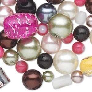   bead mix, mixed shapes and sizes   25 beads Arts, Crafts & Sewing