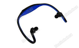 2GB Sport  Music Player USB cable Headphones Blue TF  