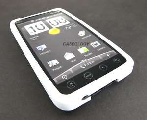 WHITE SOFT SKIN CASE SPRINT HTC EVO 4G PHONE COVER  