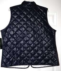 New $159 Ralph Lauren Petite Reversible Vest Medium  