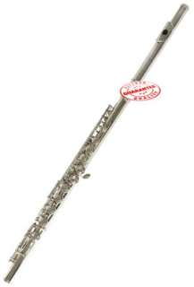 Hawk Nickel Plated Closed Holed Student Flute~Free Case WD F111