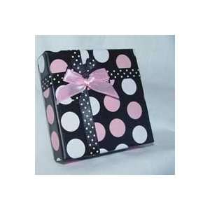  Polka Dot Gift Box 3.5 iinches high