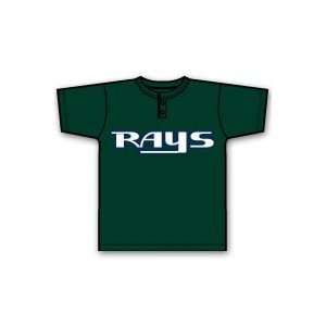  Devil Rays Baseball Uniform Placket Jersey: Sports 
