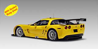 18 Chevrolet Corvette C6R Yellow Race Car Diecast LE  