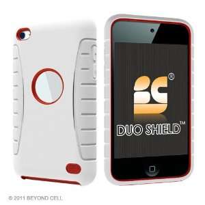  Duo Shield Durable Dual Layer Protex Case   White / Red 