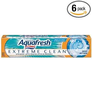 Aquafresh Extreme Clean Deep Action with Micro  Active Foaming Action 