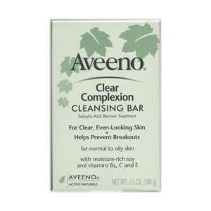  Aveeno Clear Complexion Cleansing Bar, 3.5 Ounce Beauty